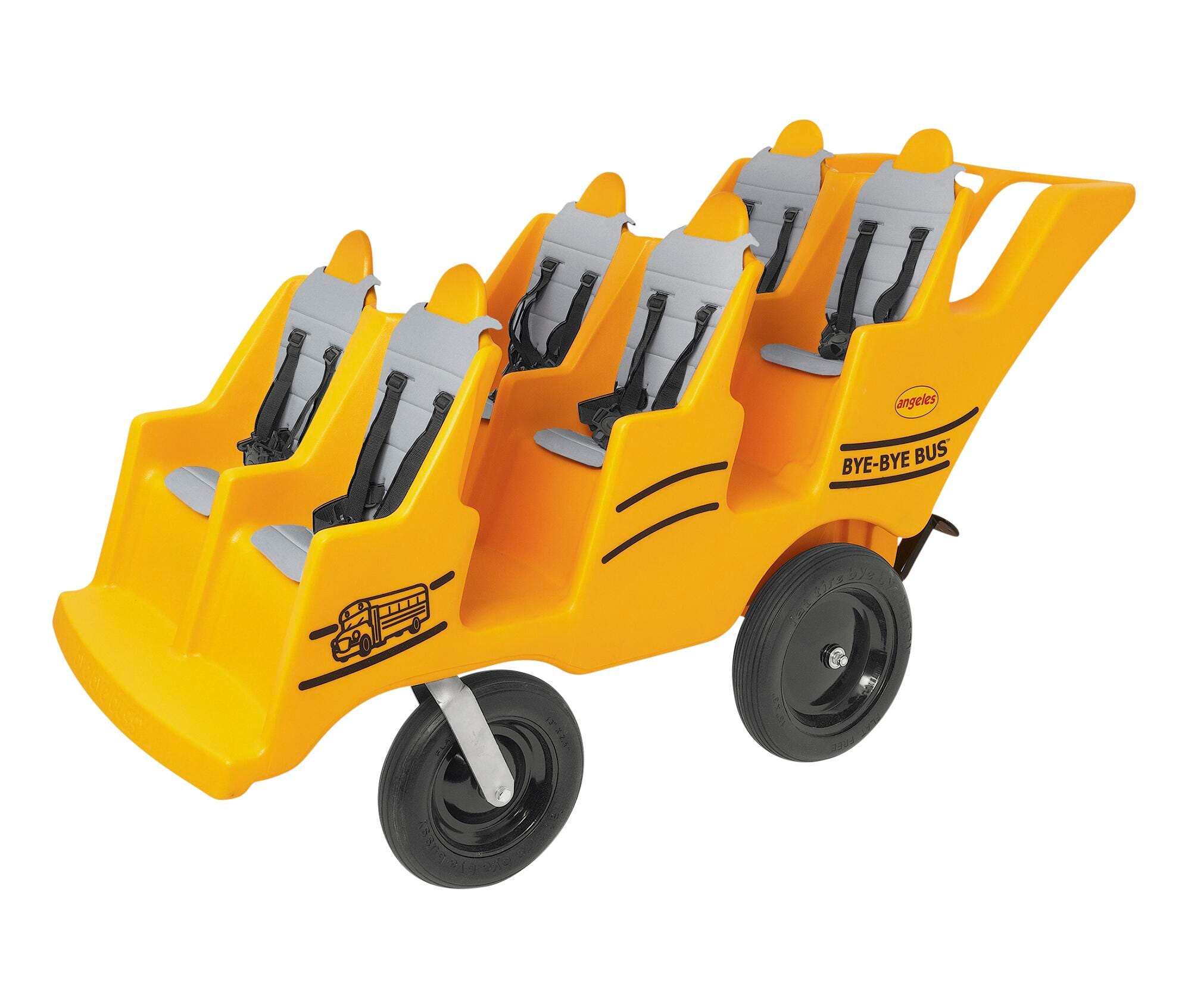 Children's Factory 6-Passenger Never-Flat Bye-Bye Bus 2157492